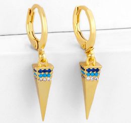 Jewellery Earrings Cubic Zirconia crown awl gold Colour CZ Crystal Ear Clips No Pierced earrings for women Jewellery sj45