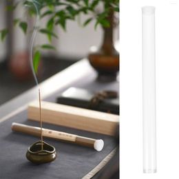 Fragrance Lamps 6pcs Transparent Acrylic Incense Tubes Sticks Storage