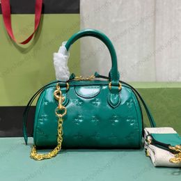 2022 Quilted Genuine Leather Handbags Women Shoulder Bags Geometric Motif Interchangeable Three Shoulder Strap Zipper Purses