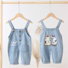 Overalls Kids Baby Clothes Jumper Boys Girls Dungarees Infant Playsuit Pants Denim Jeans Overalls Toddler Jumpsuits 220909