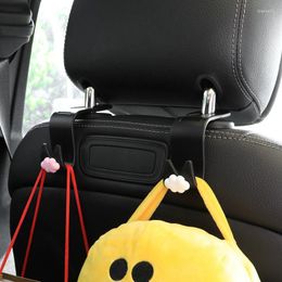 Car Organiser Universal Seat Back Headrest Hooks Storage Hangers For Bags Purse Groceries Drinks Shopping
