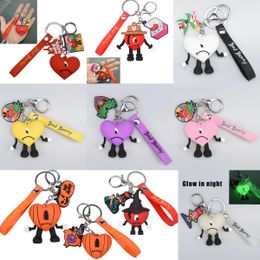 a fidget UK - Fidget toy Bad bunny keychain toy 10 styles wholesale sales