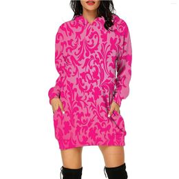 Casual Dresses Leopard Skull Sweatshirt Women's Hoodie Top 2022 Fall/Winter Printed Long Sleeve Pullover