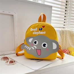 HBP Children's bags 1-3-5 years old boy canvas backpack cartoon cute girl backpack baby kindergarten schoolbag