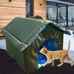 kennels pens Dog Cat Kennel Bed Outdoor Waterproof Pet House Basket Cosy Kitten Sleeping Warm Comfort Cushion Nest Tent Cabin Villa 220912