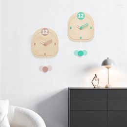 Wall Clocks 3d Three-dimensional Transparent Digital Clock Nordic Creative Living Room Home 12-inch Mute Decoration