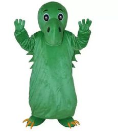 2022 new big Green Chinese Dinosaur Mascot Costume Adult Halloween Birthday party cartoon Apparel