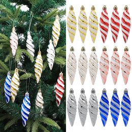 Christmas Decorations Ornaments Boxed Set of Crutch Candy Icicle Xmas Ball Tree Home Decoration Year 2023 Noel Navidad Decor 220912