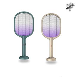 Smart Automation Modules Intelligent Hushåll 2in1 Electric Mosquito Swatter USB ReCharg Eable Bug Zapper Trap Killer Lamp