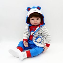 Dolls Realistic Rebirth 19 Inch 48cm Baby born Wholesale Toys Children Christmas Gifts and Birthday 220912