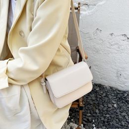 Evening Bags Shoulder For Women 2022 Fashion Trend PU Pickup Khaki Messenger Bag All-match Square Crossbody Solid Color Black White
