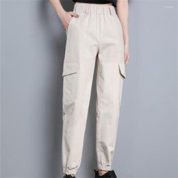 Women's Pants Women's & Capris Slim High Waist Nine Point Overalls Super Fire Casual Autumn Loose Sports Harlan