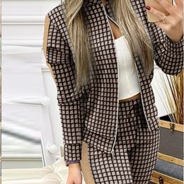 Women's Two Piece Pants Set Woman 2 Pieces Trouser Suits Zipper Jacket Pants Tracksuit Women Patchwork Sportwear Casual Female Jogging Suit Plus Size XL 220912