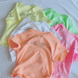 Shirts Clothes Baby T-shirt Kids Short Sleeve Shirt Girls Top Boy Clothing Cotton Girl Summer Tshirt Sale