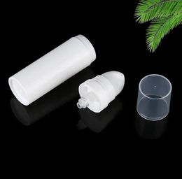 5ml 10ml 15ml White Airless Lotion Pump Bottle Mini Sample and Test Bottles Container Cosmetic