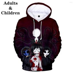 Men's Hoodies Creepypasta Hoody Men Women Arrivals Sweatshirts Boys Girls Autumn Streetwear Pullovers Children 3D Tops