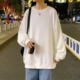 Men s Hoodies Sweatshirts Sweatshirt Mens Black White Hip Hop Punk Pullover Streetwear Casual Fashion Clothes Oversized Korean Harajuku 220913