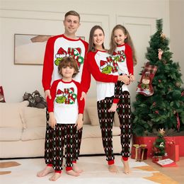 Family Matching Outfits Christmas Family Matching Pajamas Outfits Father Son Mother Daughter Kids Baby Xmas Clothes Family Look Sleepwear Pyjamas 220913