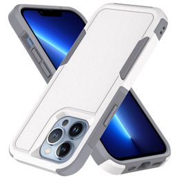 Shockproof Armour Phone Cases For iPhone11 12 13 /Pro/Max/Promax/xr/xsmax 2 In 1 Hard PC Soft TPU Full Cover Case