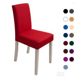 Chair Covers 11color Spandex Cover For Wedding Party Elastic Multifunctional Dining Furniture Slipcover