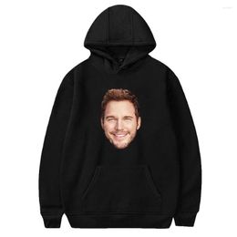 Men's Hoodies Chris PraHoodie Unisex Long Sleeve Woman Man Hooded Sweatshirts American Star 2022 Casual Style Clothes