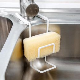 Kitchen Storage 1pcs Water Philtre Sponges Holder Iron Hanging Rack Sink Drain Racks Countertop Organiser Portable Home Tool