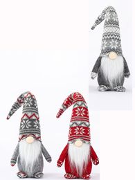 Holiday Gnome Handmade Swedish Tomte Christmas Elf Decoration Ornaments Thanks Giving Day Gifts PHJK2209