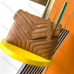 12A Top Tier Lagre Loulou Quilted Flap Bag Mirror Quality Womens Real Leather Envelope Luxury Designer Handbag Calfskin Black Shoulder Gold Chain Strap Box Bag