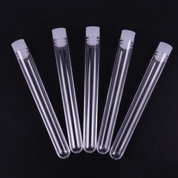 Lab Supplies 2021 Transparent Laboratory Clear Plastic Test Tubes Vials With Push Caps School Lab Supplies 12X100Mm Drop Delivery Off Dhame