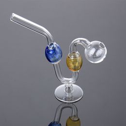 Snakelike Unique Styles Smoking Pipe Glass Handle Pipe Glass Oil Burner Pipes Glass Tobacco Water Pipe Oil Rig Bong Hookah Water Tube