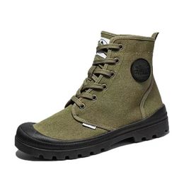 Boots Fashion Hightop Mens Martin Outdoor Casual Jungle Mountaineering Wide Bottom Platform 220913