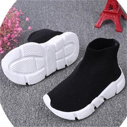 Fashion luxury kids shoes children baby designer running sneakers boots toddler boy and girls Wool knitted Athletic Outdoor socks shoes