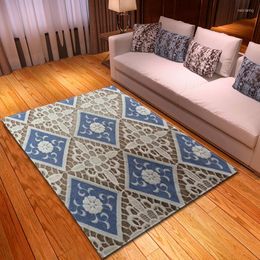 Carpets National Style Flower Carpet Soft Flannel Sofa Bedroom Area Rugs Modern Home Decor And For Living Room