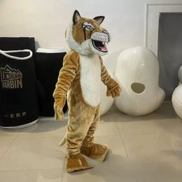 2022 Performance Tiger Puppet Mascot Costumes Halloween Christmas Cartoon Character Outfits Suit Advertising Carnival Unisex Outfit