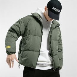 Mens Down Parkas Warm Winter Jacket Men Streetwear Fashion Parka Men Windbreaker Thick Stand Collar Winter Coat For Women Drop 220912