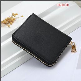 Designer wallet luxury Mens Women Wallets leather bags High Quality Classic Flowers coin Purse Plaid card holder clutch handbags