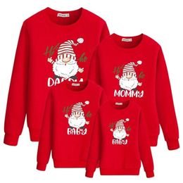 Family Matching Outfits Matching Family Outfits Christmas Sweatshirt Mother Father Daughter Son Sweater Set Xmas Jersey Couple Kids Baby Year Jumper 220913
