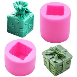 Other Arts and Crafts Silicone Mold Christmas Gift Candle Mould Aroma Candle Gypsum Molds For DIY Soap Making 20220913 E3