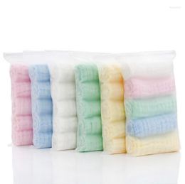 Bow Ties 5pcs/Set Muslin 6 Layers Cotton Soft Baby Towels Face Towel Handkerchief Bathing Feeding Washcloth Wipe Burp Cloths Stuff