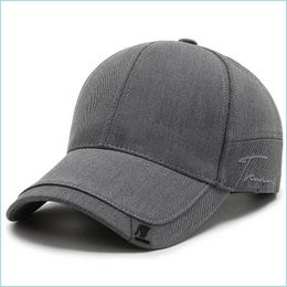 Ball Caps High Quality Solid Baseball Caps For Men Outdoor Cotton Cap Bone Gorras Casquettehomme Trucker Hats Drop Delivery Vipjewel Dhxhy