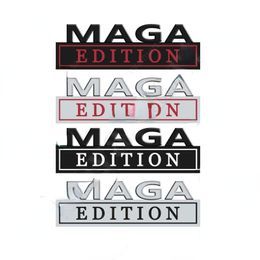 Maga Edition Car Emblems металлические наклейки наклейка классический личность сплав America снова великолепной эмблемы для значков Metal Leaf Board 0913