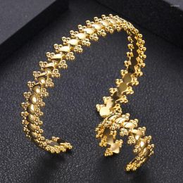 Necklace Earrings Set Jankelly Luxury Unique African Bracelet Bangle Ring Sets For Women Wedding Cubic Zircon Crystal CZ Dubai Bridal