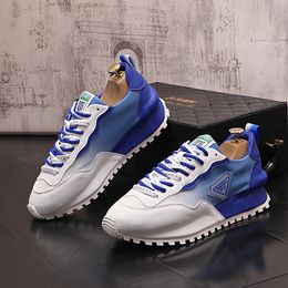 Italy Classic Business Wedding Dress Party Shoes Fashion Breathable Outdoor Casual Sneakers Round Toe Thick Bottom Leisure Business Driving Walking Loafers J156