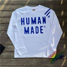 Men's T-Shirts Long Sleeve HUMAN MADE T Shirt Men Women 1 1 Best-Quality T-shirt Letter Printing HUMAN MADE Tee Tops T220909