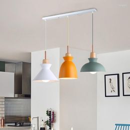 Pendant Lamps Modern LED Lights Dining Room Colourful Restaurant Coffee Bedroom Kid Hang Lamp Luminaire Hanging Light