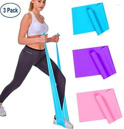 Resistance Bands 3Pack Professional Natural Latex Elastic Band For Upper & Lower Body Yoga Pilates Exercise Home Fitness Workout
