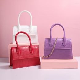 Evening Bags 2022 Summer Style Hit Colour PVC Jelly Macaroon Candy Long Shoulder Handbag Diagonal Female Bag Sweet CrossBody