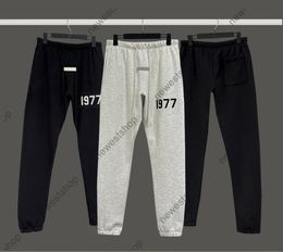 2022 designer streetwear mens kvinnor byxor klassisk brev tryck lös kisel dragsko överdimensionerade byxor high street svettbyxor joggar sport hip hop pant