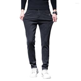 Men's Pants 2022 Autumn Plaid Men Business Slim Fit Cotton Party High Quality Brand Clothing Casual Formal Trousers Male 28-38