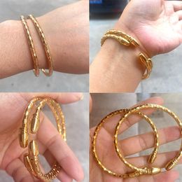 Bangle 2pcs/lot Ball Dubai Bracelet African Bangles For Woman 24k Gold Color Middle East Wedding Jewelry Gift